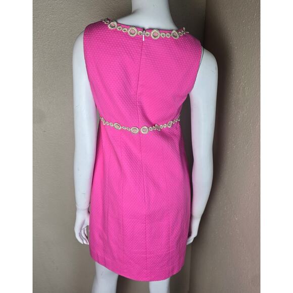 Lilly Pulitzer Rosie Shift Dress Lined Hot Pink Size 0 Barbiecore NWOT - Picture 10 of 12